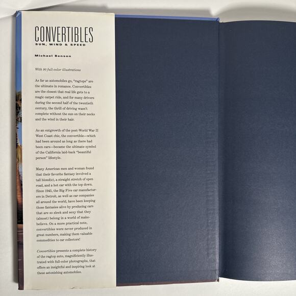Convertibles : Sun, Wind and Speed by Michael Benson 1998 Hardcover - Picture 7 of 11